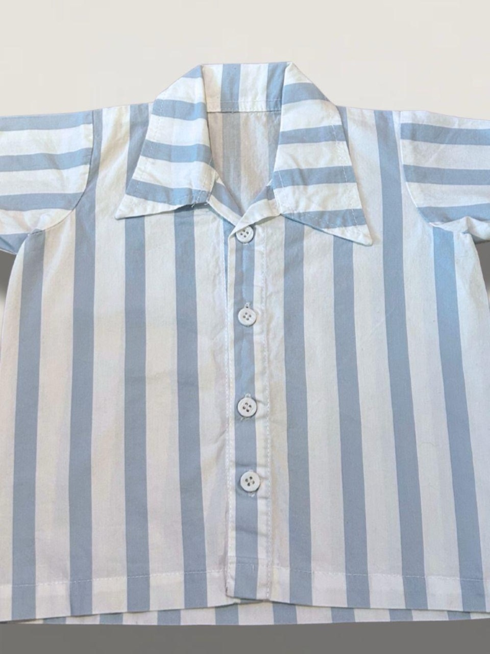 Vintage Button-Up T-Shirt